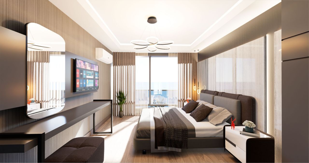 Квартира в Анталии, Турция, 48 м² - фото 8