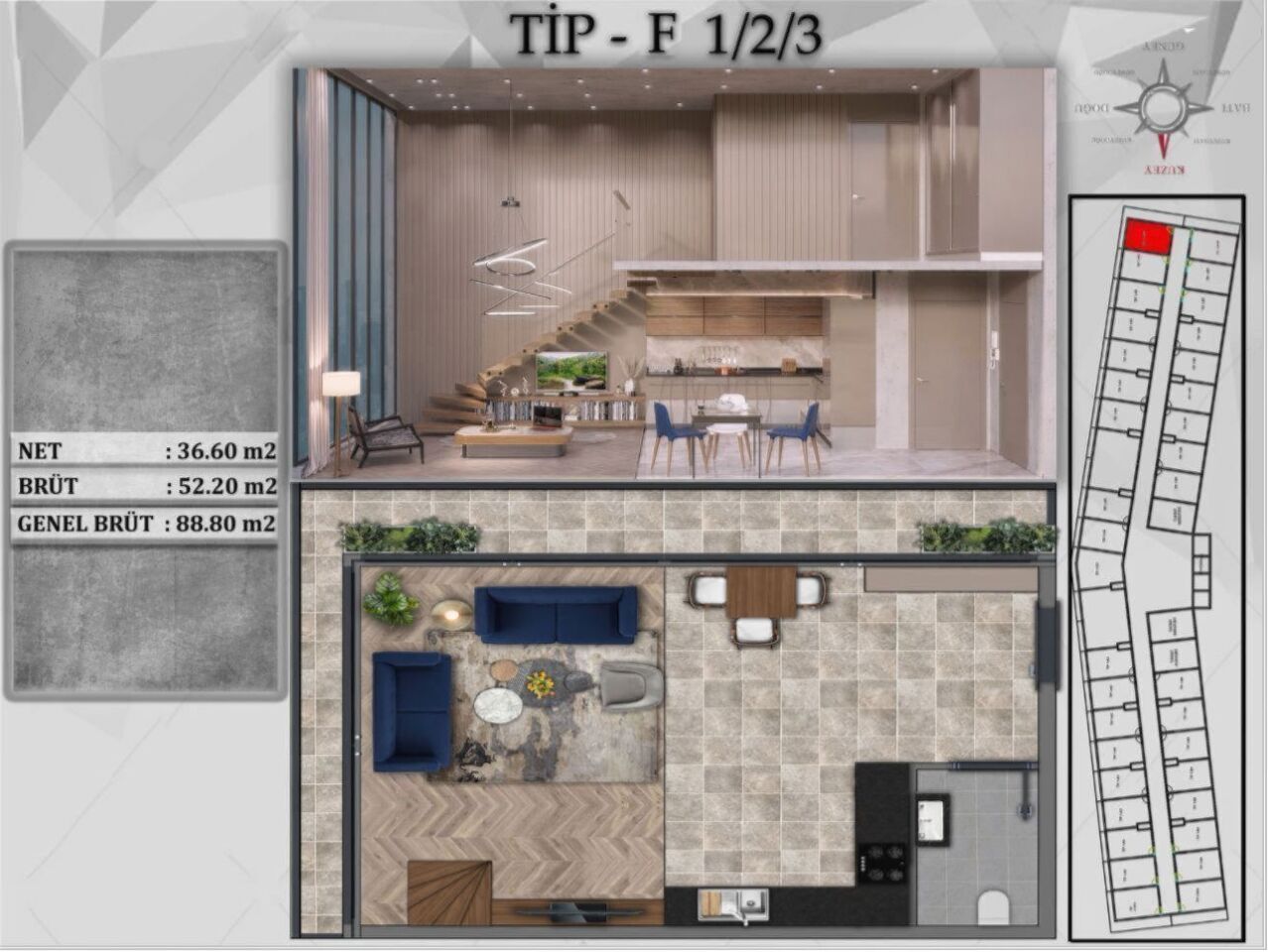 Квартира в Стамбуле, Турция, 88 м² - фото 8