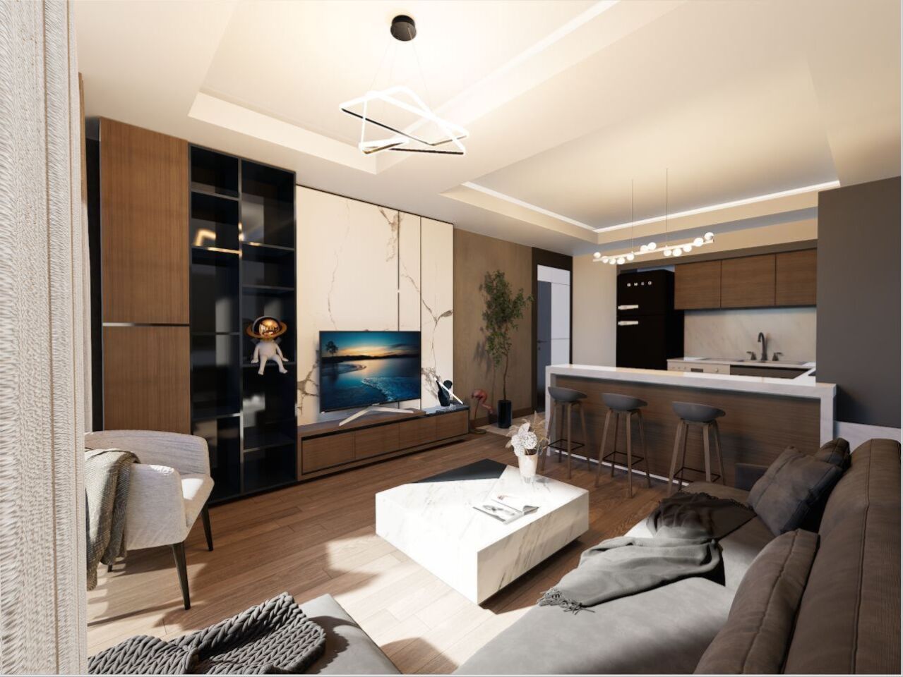 Квартира в Анталии, Турция, 108 м² - фото 8