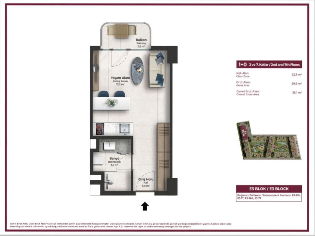 Квартира в Стамбуле, Турция, 42 м² - фото 9