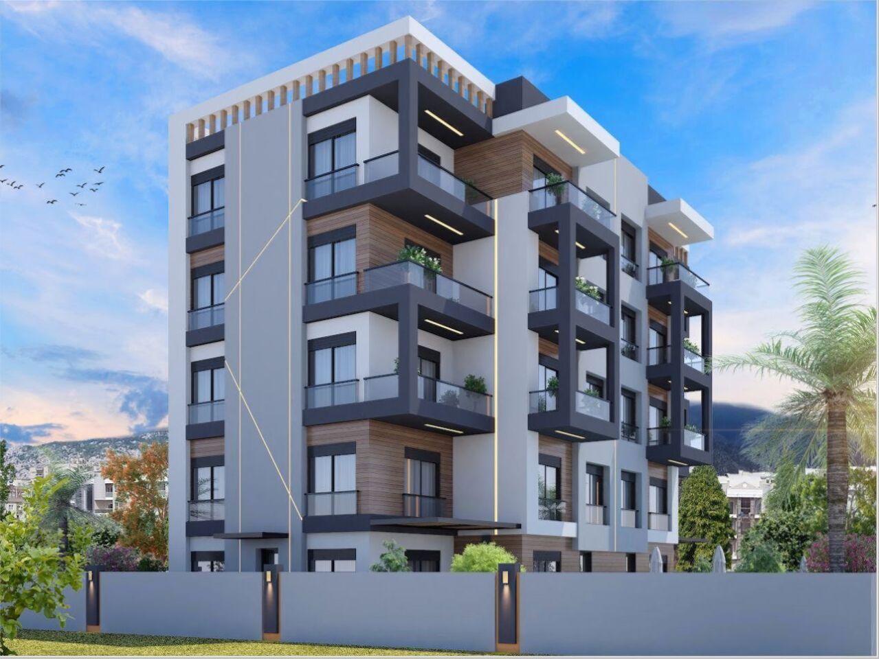 Квартира в Анталии, Турция, 60 м² - фото 9