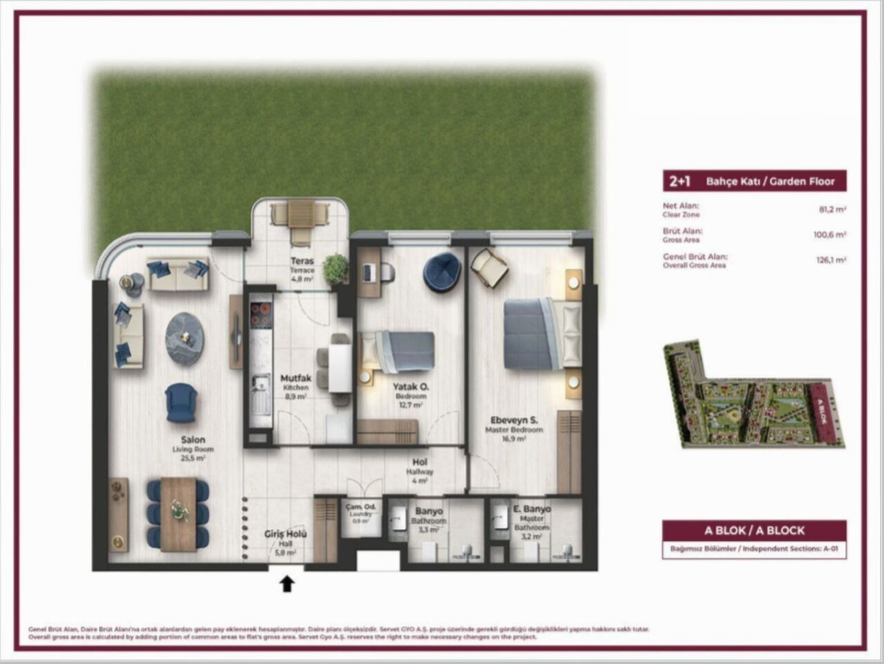 Квартира в Стамбуле, Турция, 83 м² - фото 9