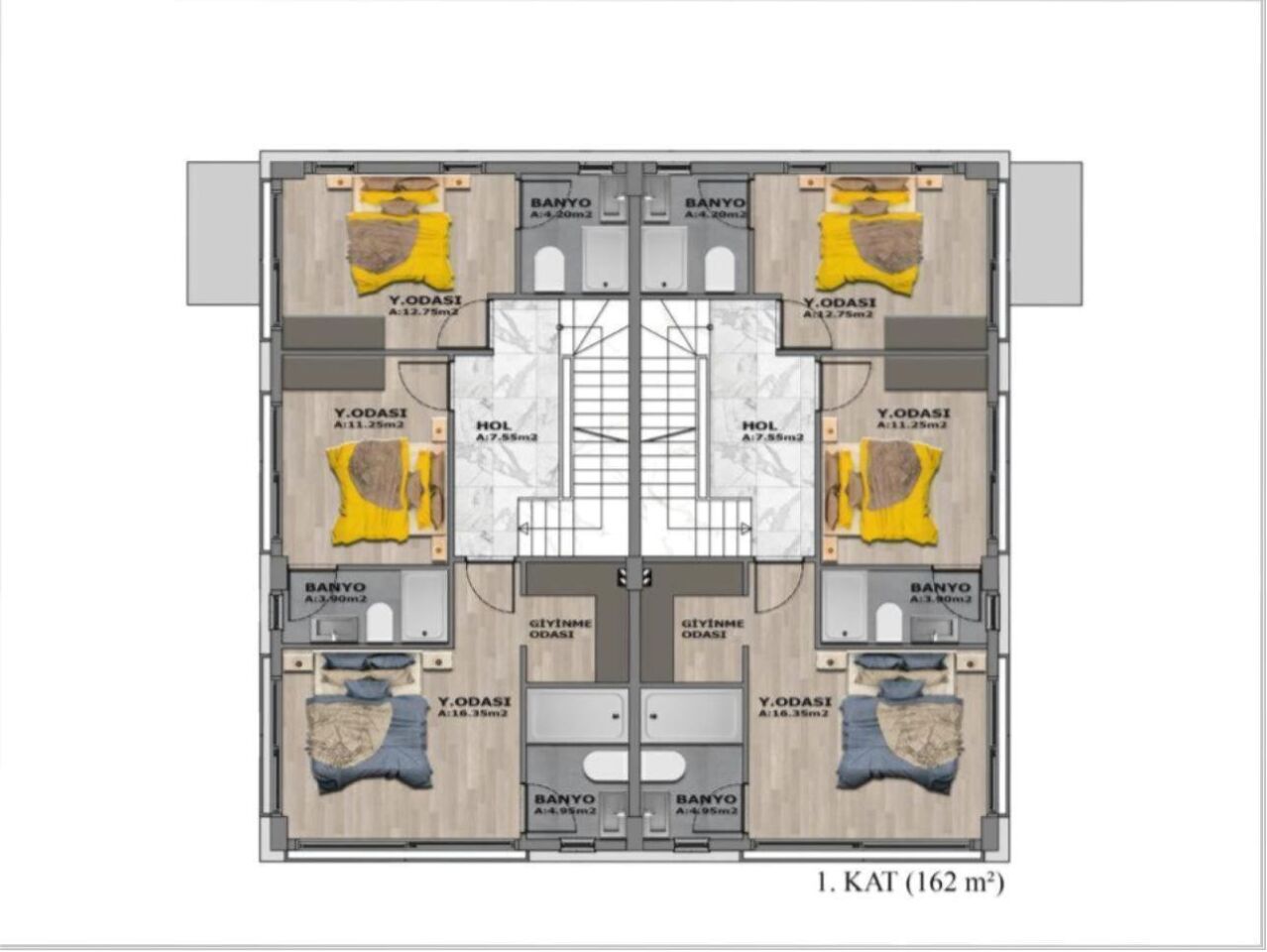 Квартира в Анталии, Турция, 46 м² - фото 10