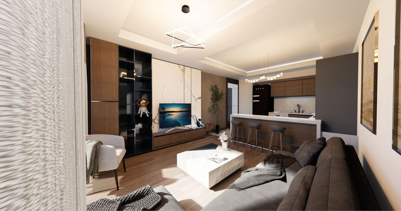 Квартира в Анталии, Турция, 48 м² - фото 10