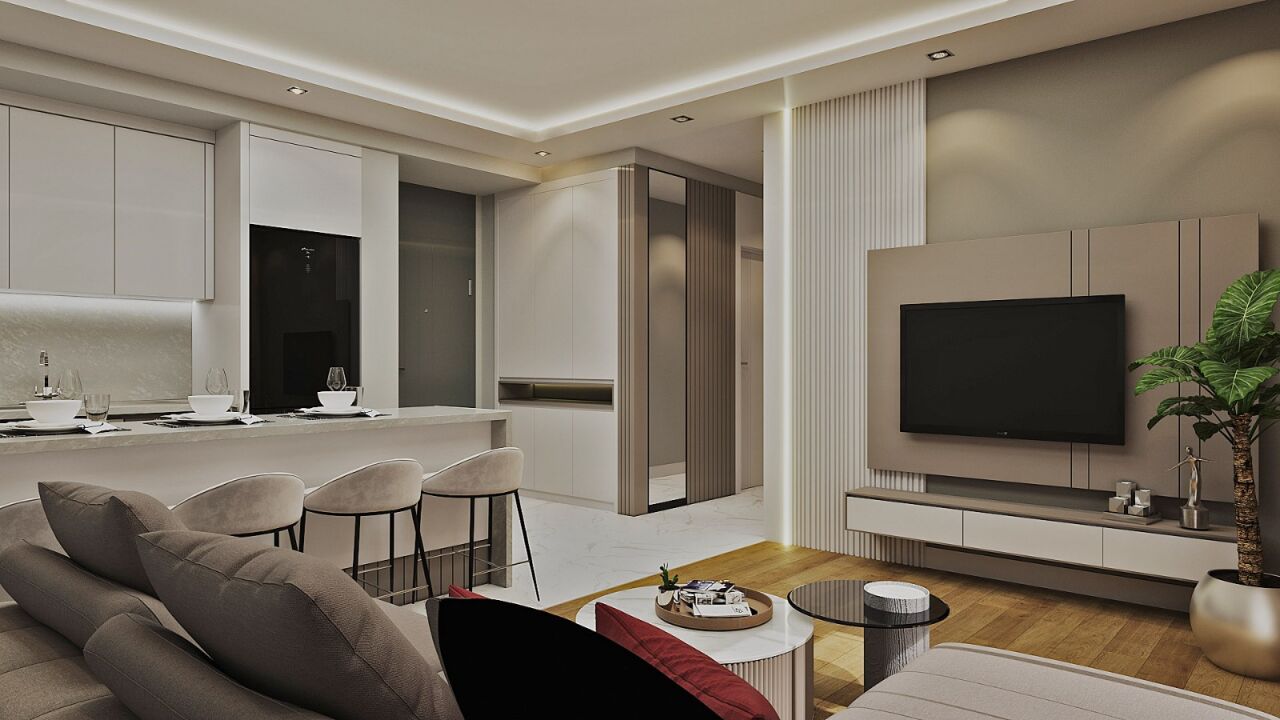 Квартира в Анталии, Турция, 55 м² - фото 11