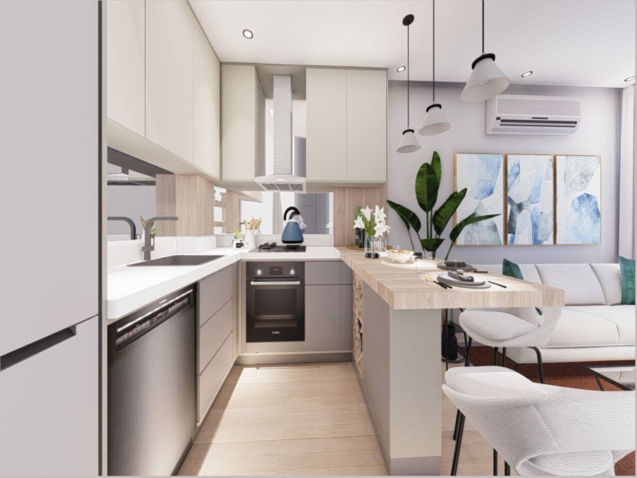 Квартира в Анталии, Турция, 45 м² - фото 11