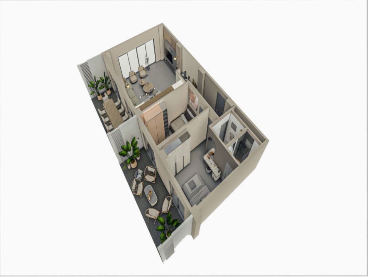 Квартира в Анталии, Турция, 75 м² - фото 11