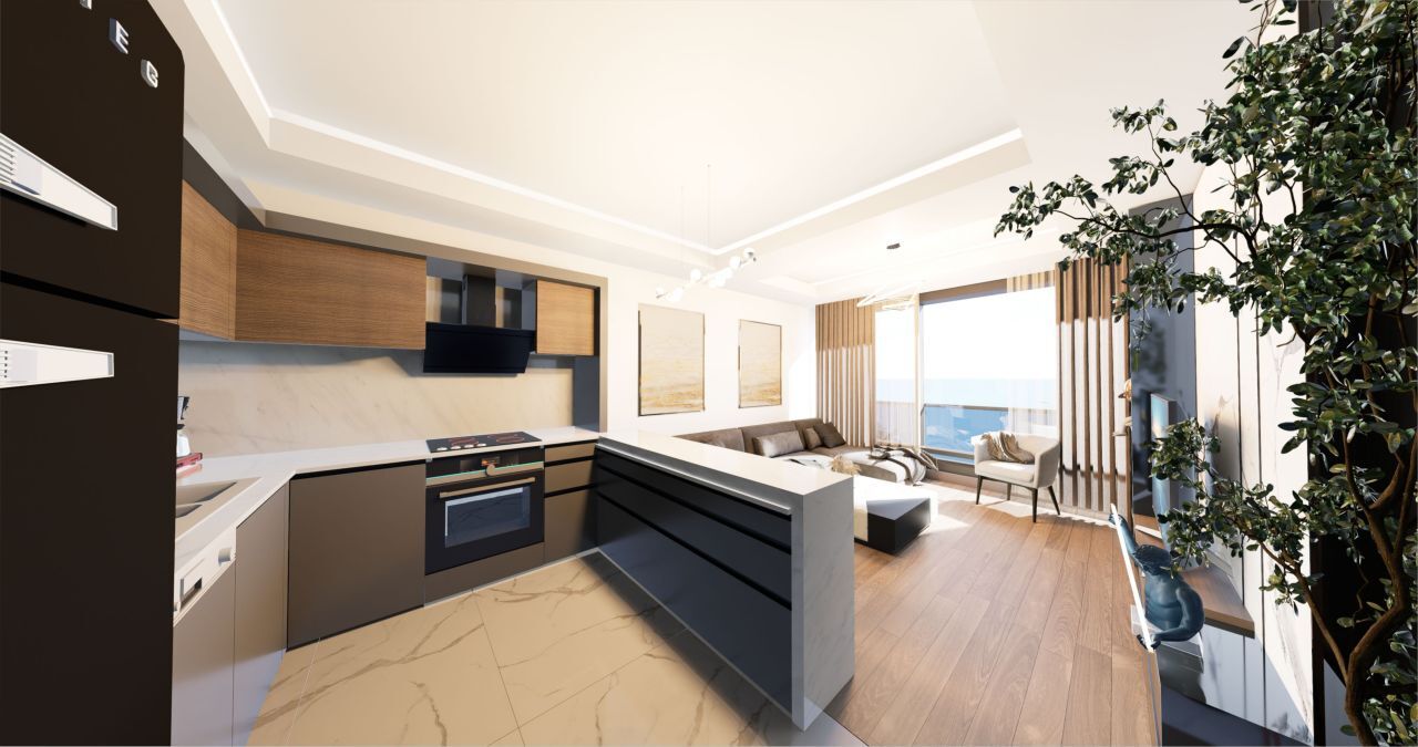 Квартира в Анталии, Турция, 48 м² - фото 11