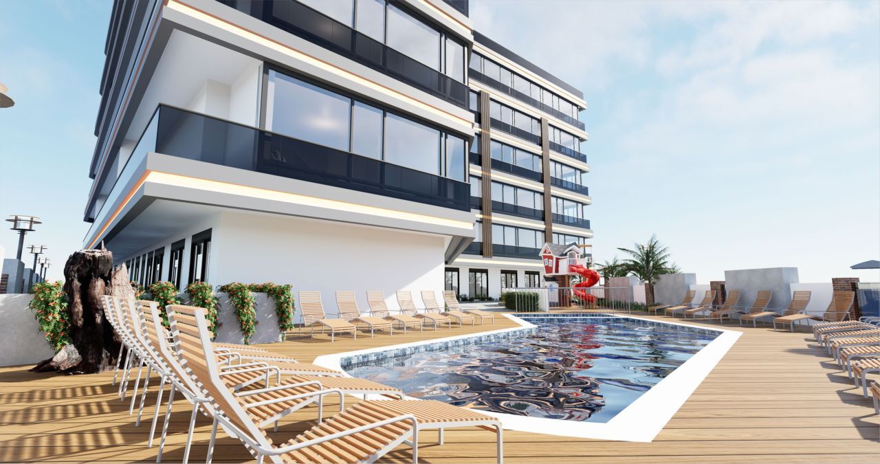 Квартира в Анталии, Турция, 48 м² - фото 13