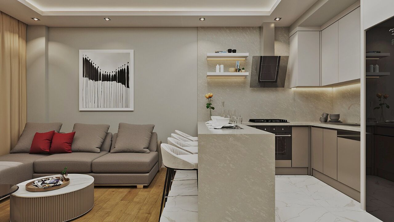 Квартира в Анталии, Турция, 55 м² - фото 13