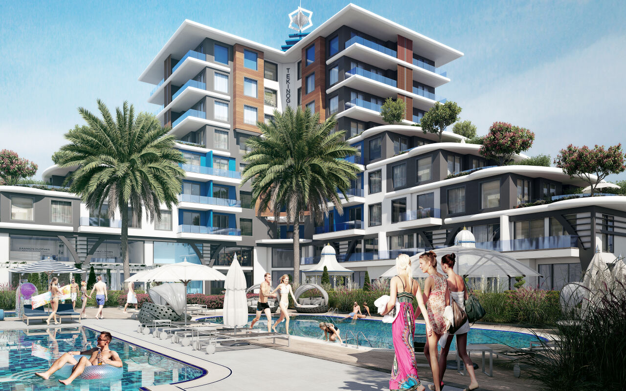 Квартира в Анталии, Турция, 56 м² - фото 13