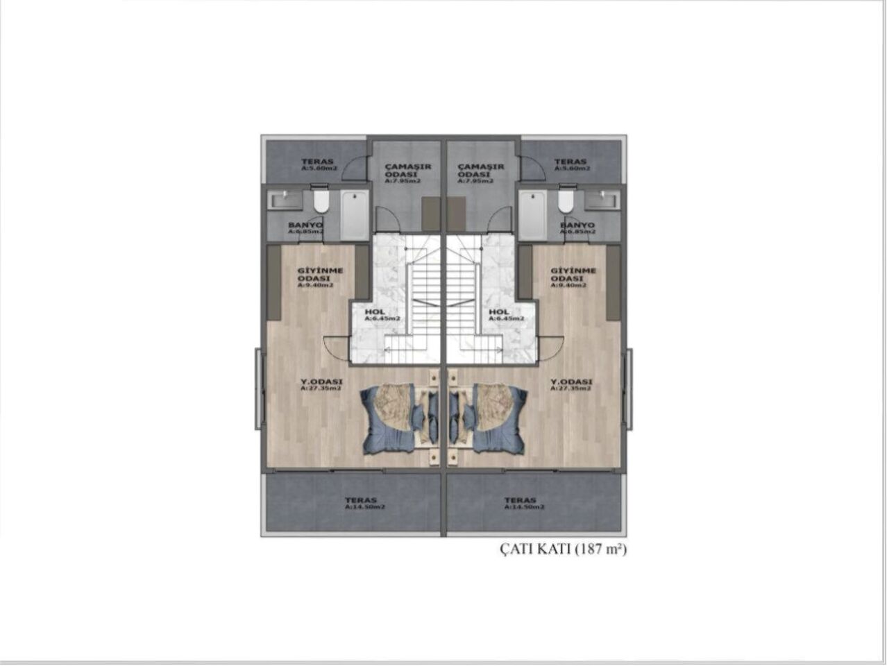 Квартира в Анталии, Турция, 46 м² - фото 13