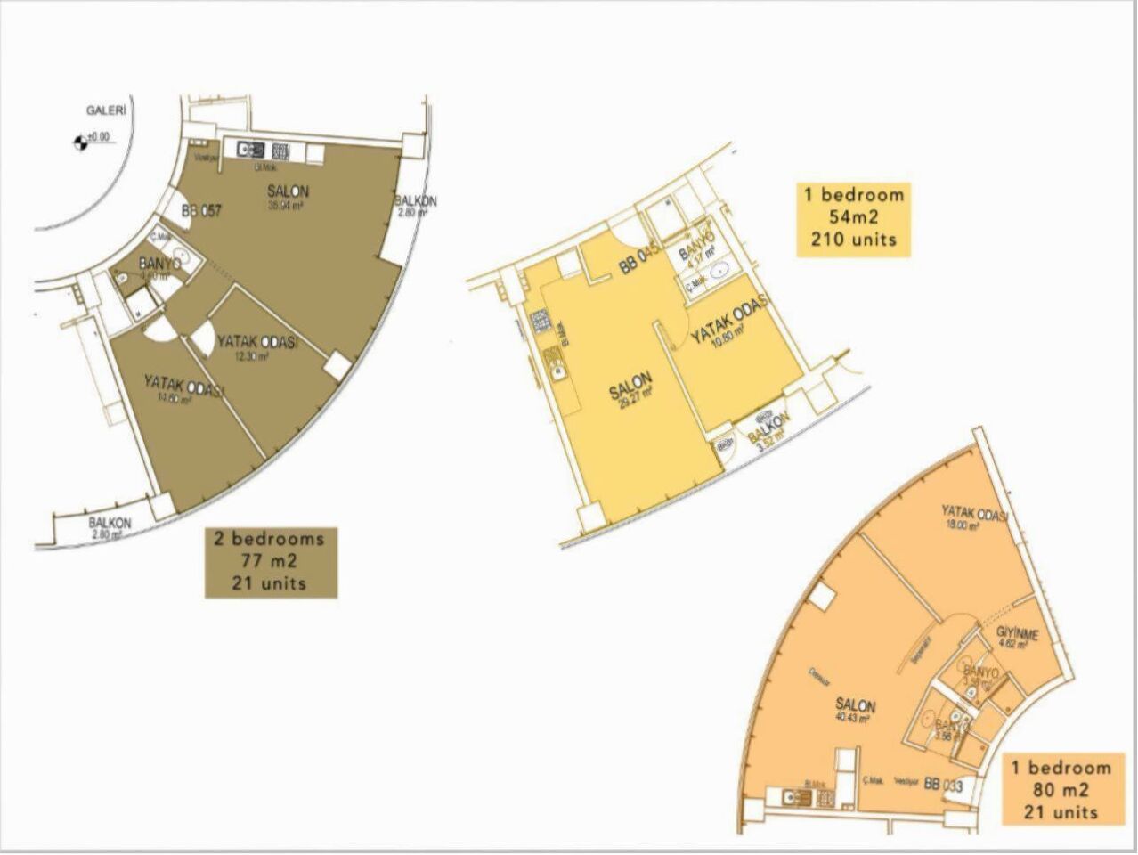Квартира в Анталии, Турция, 54 м² - фото 13