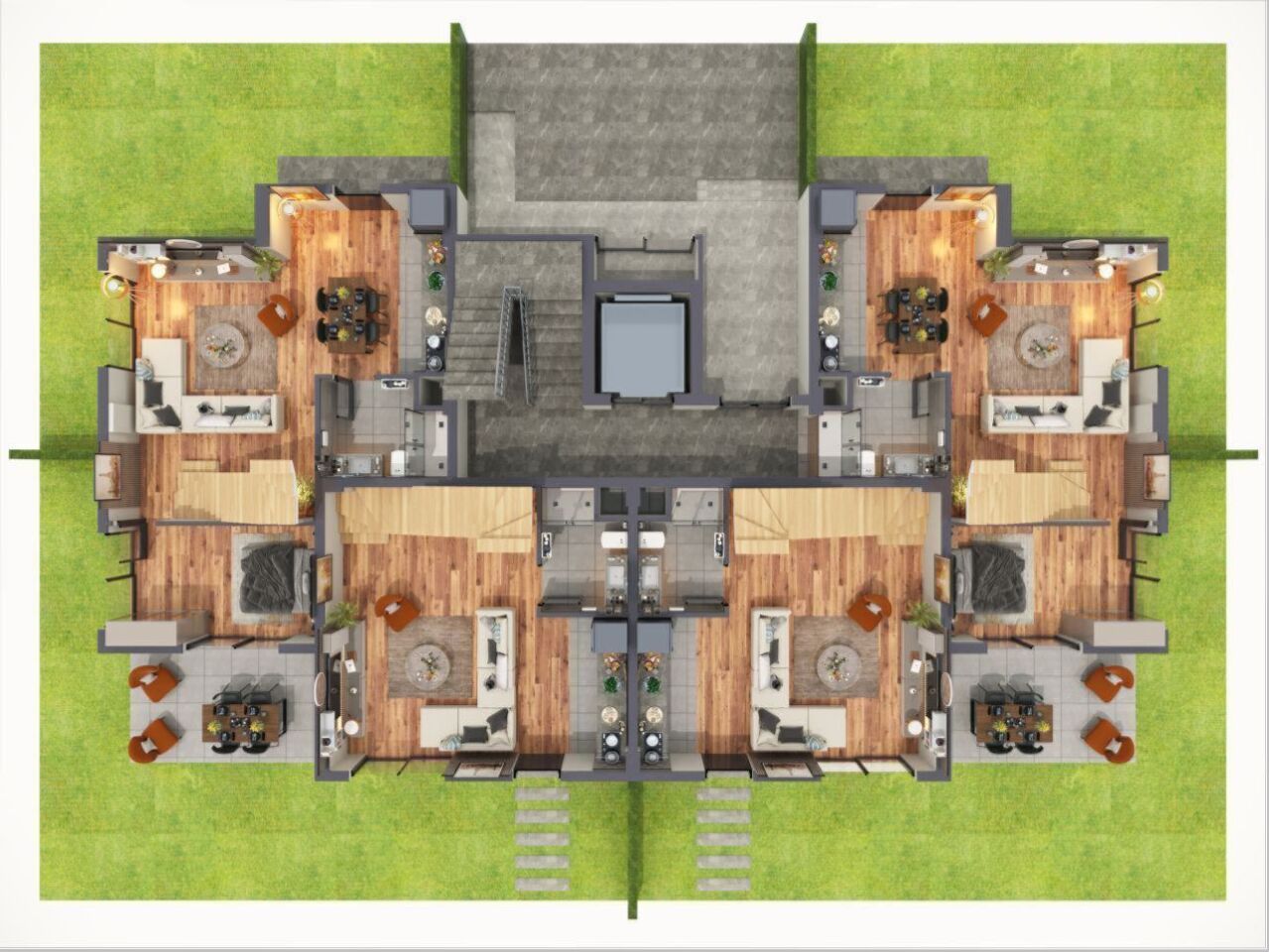 Квартира в Анталии, Турция, 60 м² - фото 13