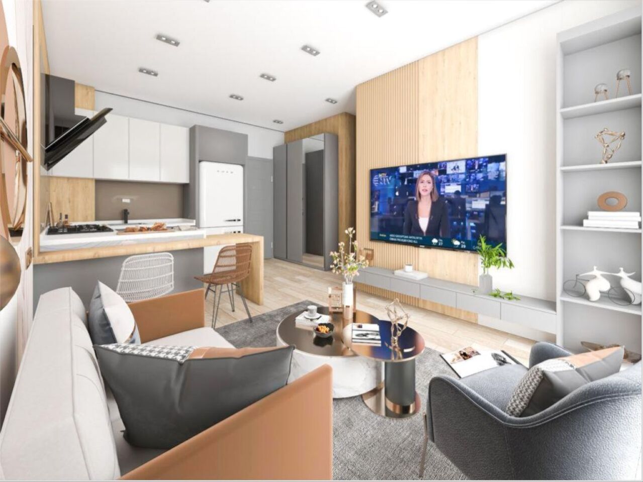 Квартира в Анталии, Турция, 37 м² - фото 14