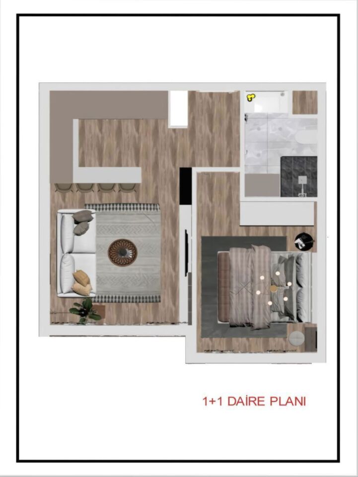 Квартира в Анталии, Турция, 58 м² - фото 14