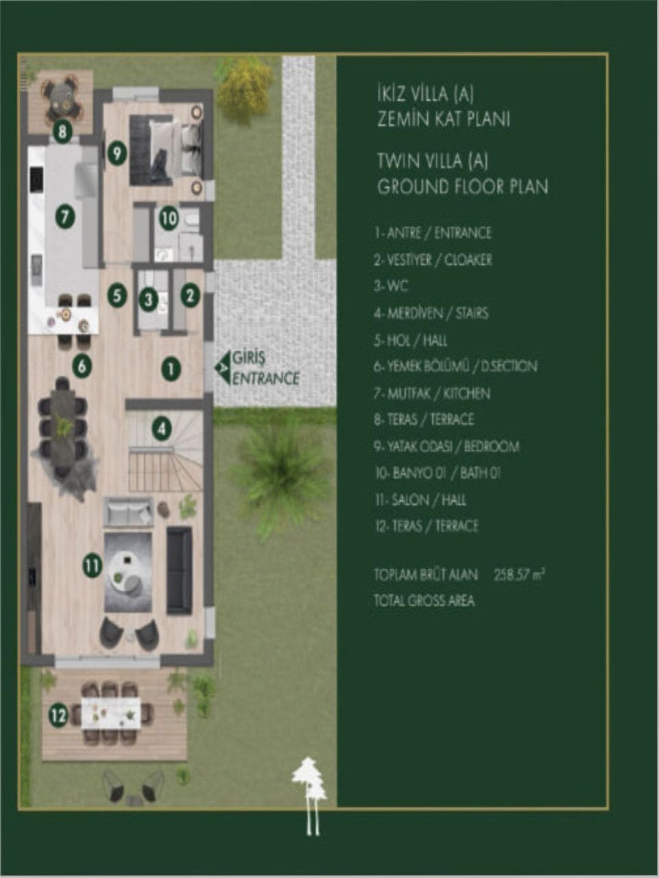 Квартира в Анталии, Турция, 260 м² - фото 14