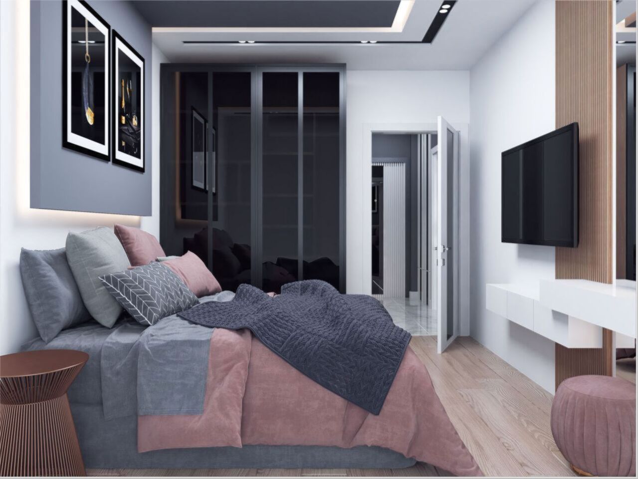 Квартира в Анталии, Турция, 72 м² - фото 14