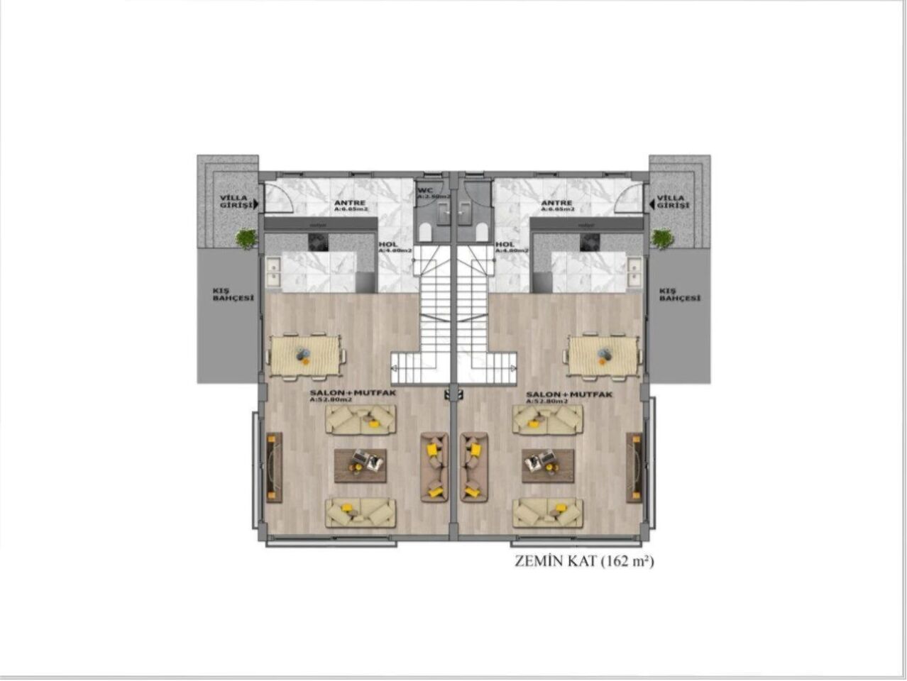 Квартира в Анталии, Турция, 46 м² - фото 14