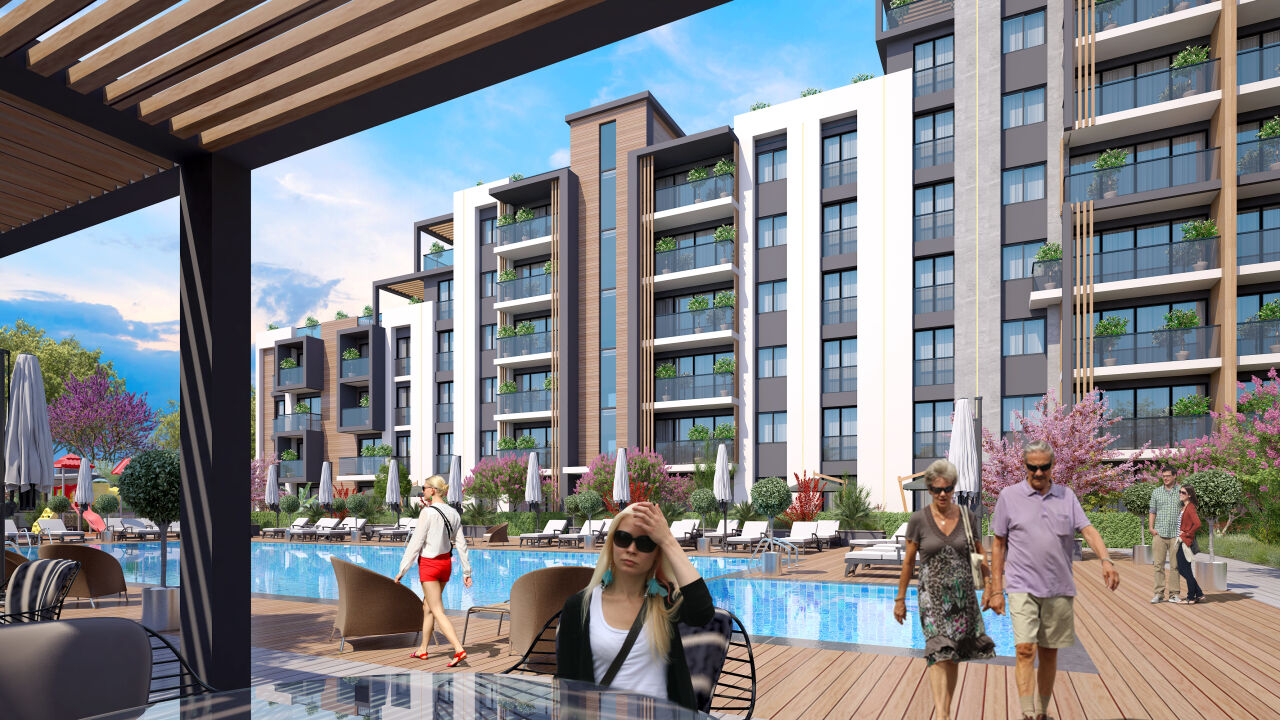 Квартира в Анталии, Турция, 55 м² - фото 14