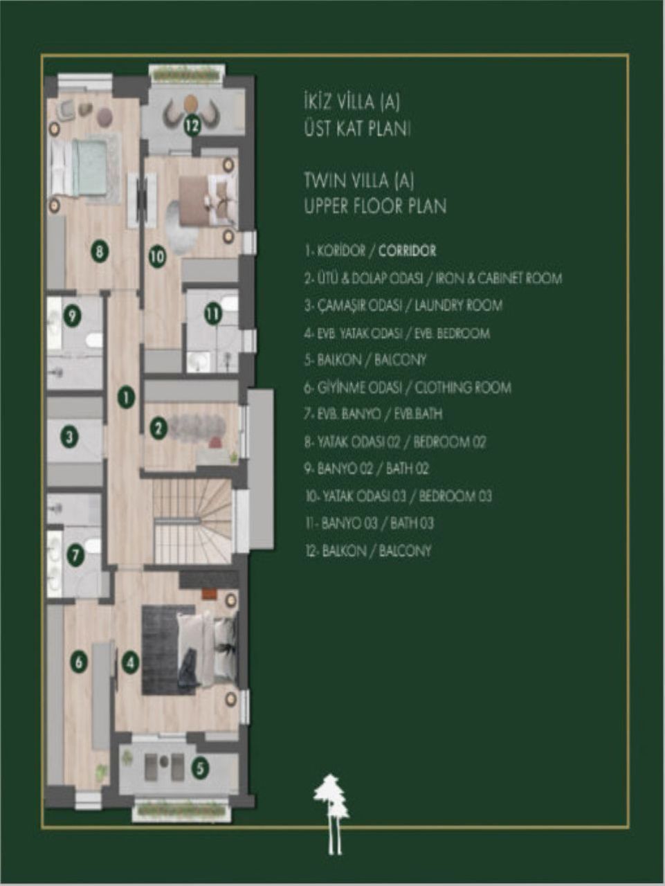 Квартира в Анталии, Турция, 260 м² - фото 15