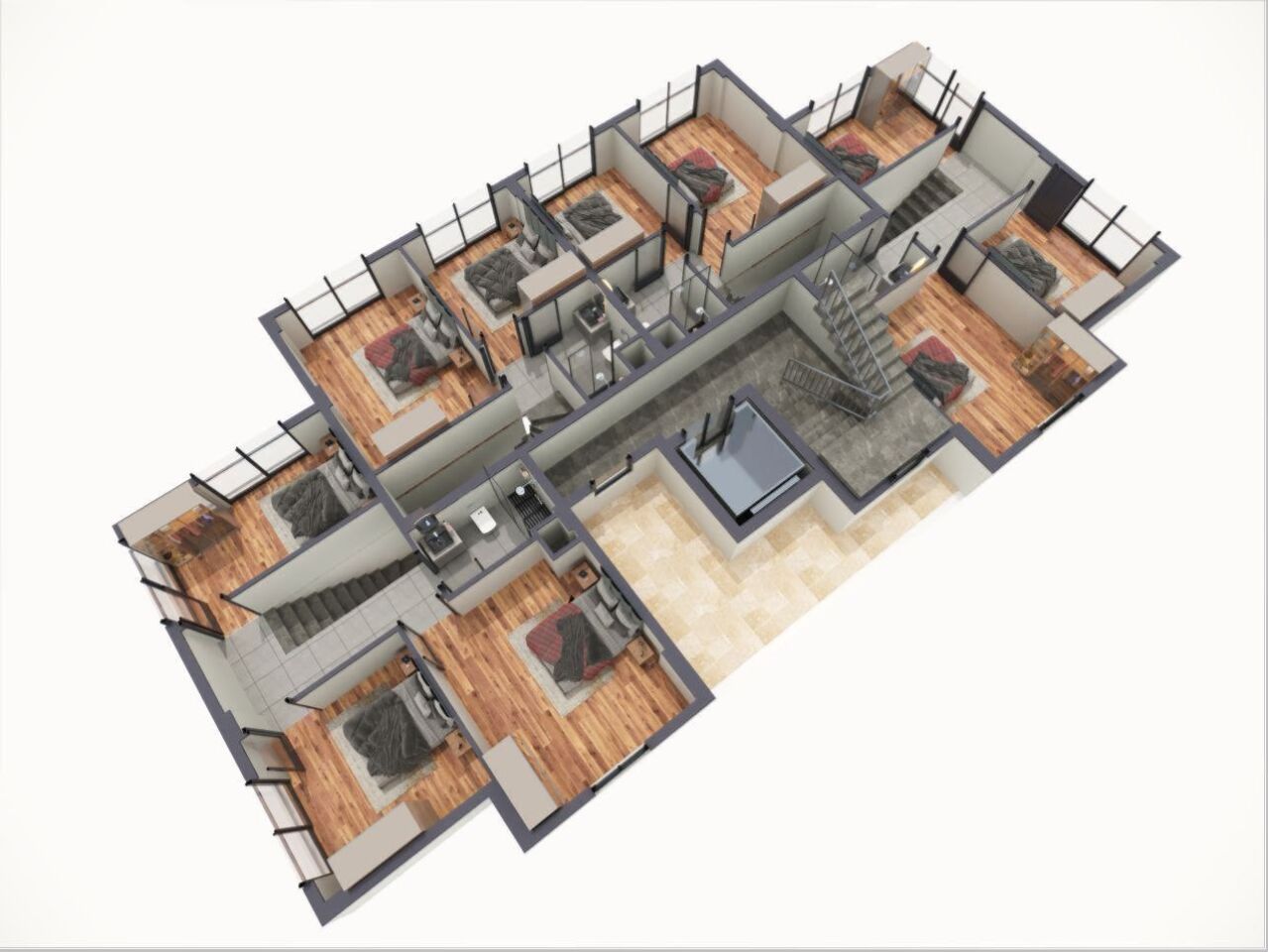 Квартира в Анталии, Турция, 60 м² - фото 15