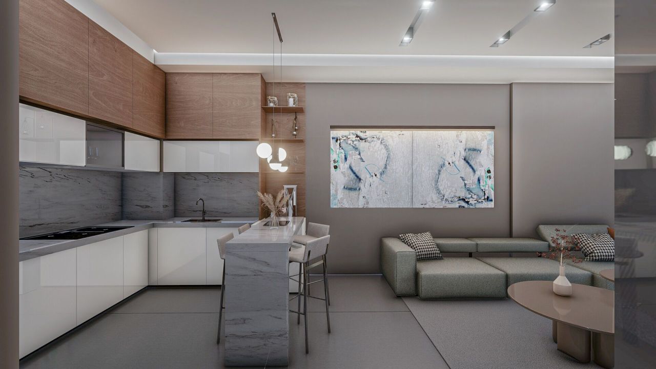 Квартира в Анталии, Турция, 52 м² - фото 16