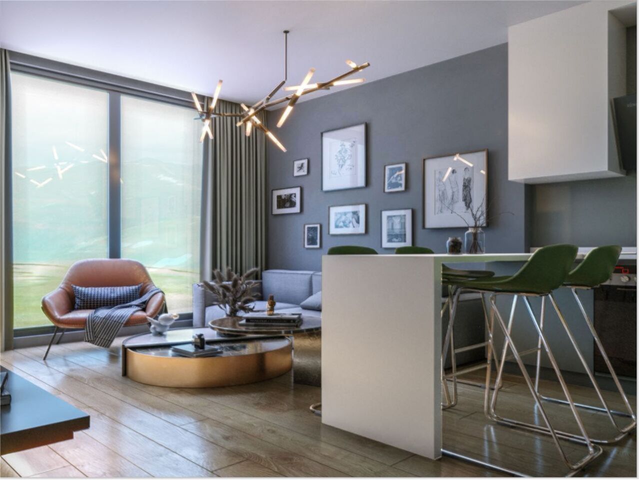 Квартира в Анталии, Турция, 46 м² - фото 18