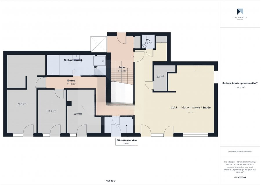Квартира в Люксембурге, Люксембург, 135 м² - фото 2