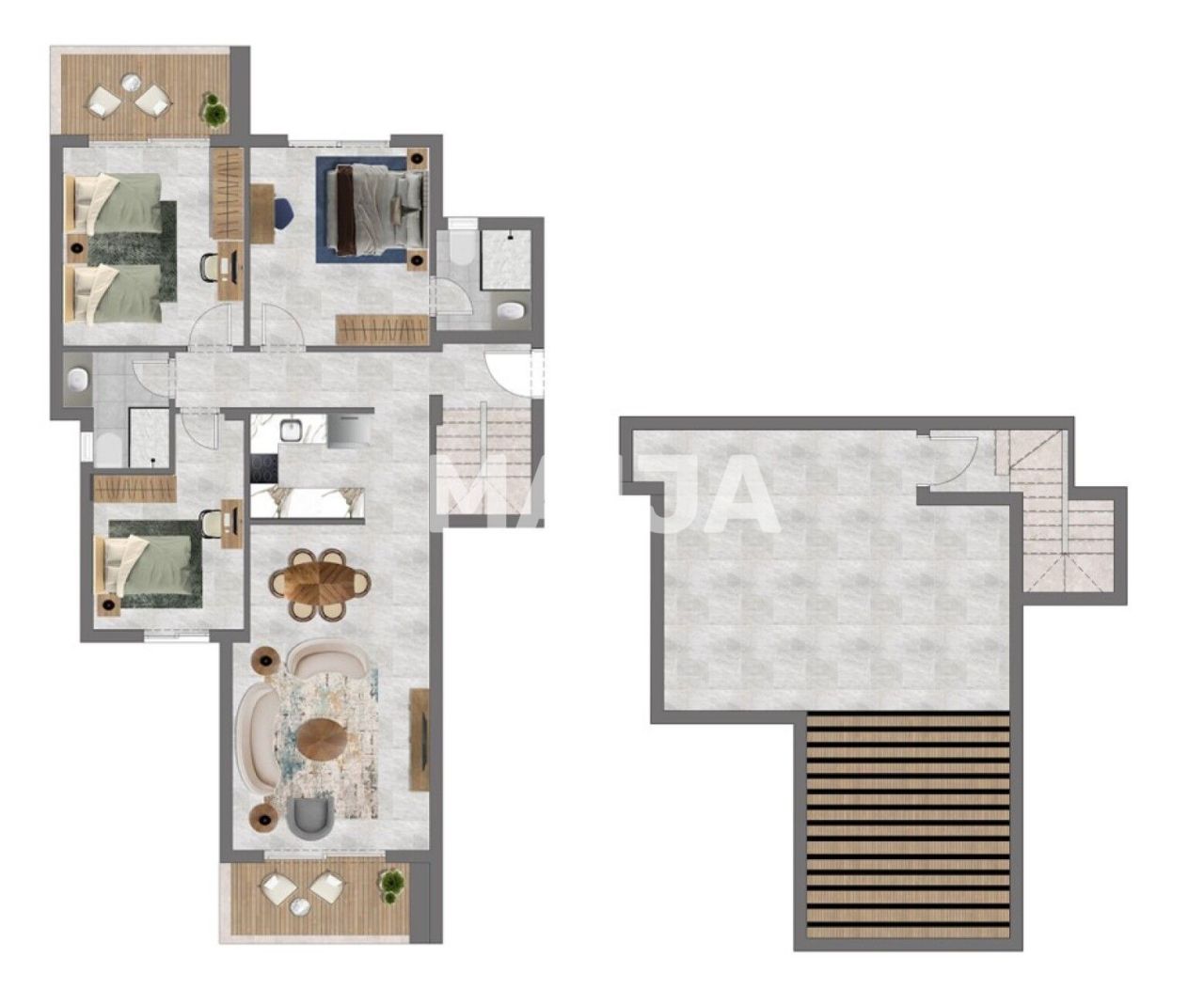 Апартаменты в Хургаде, Египет, 150 м² - фото 2