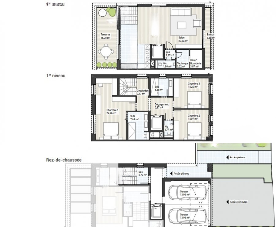 Квартира в Люксембурге, Люксембург, 146 м² - фото 7