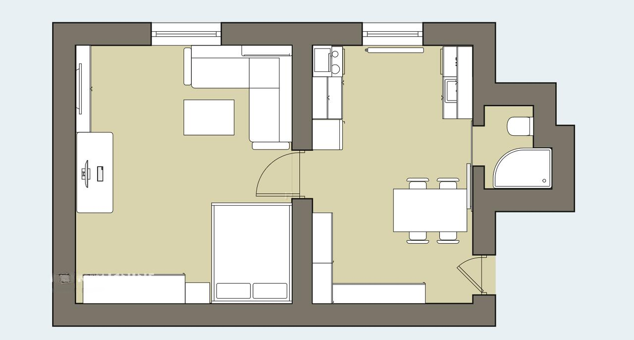Квартира в Любляне, Словения, 45 м² - фото 8