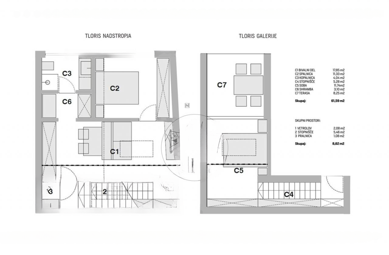 Квартира в Копере, Словения, 74 м² - фото 9
