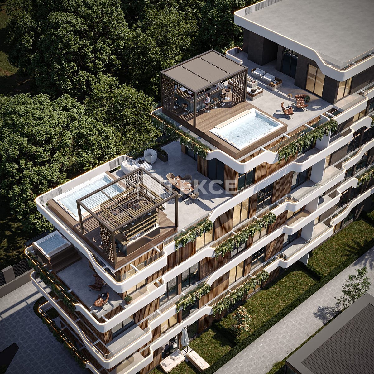 Апартаменты в Анталии, Турция, 56 м² - фото 6