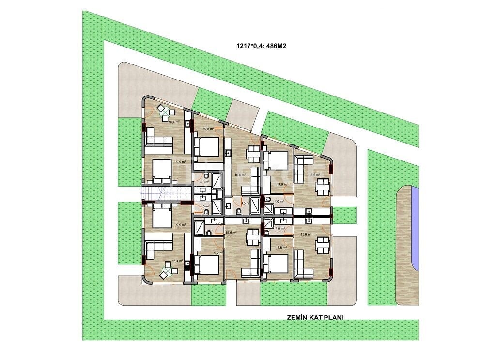 Апартаменты Гюзельбахче, Турция, 45 м² - фото 6