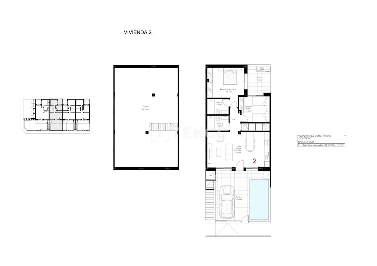 Апартаменты в Сан-Педро-дель-Пинатаре, Испания, 92 м² - фото 7