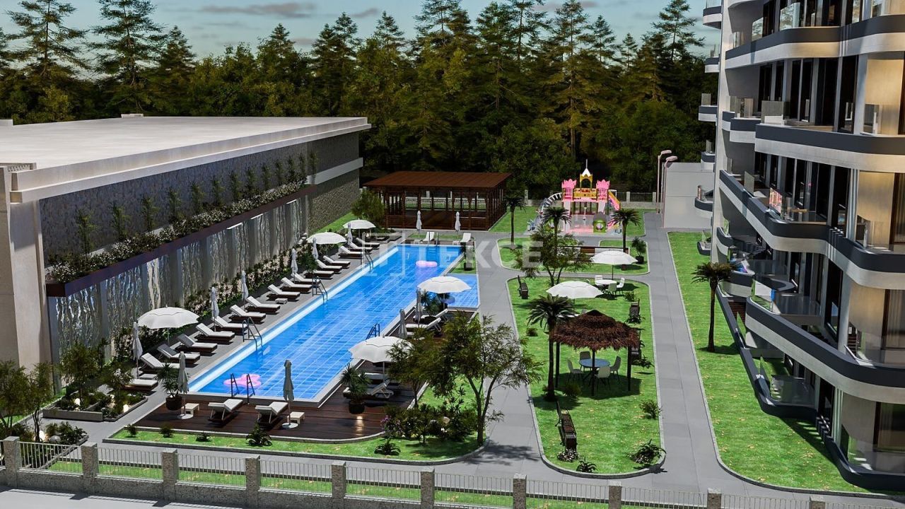 Апартаменты в Анталии, Турция, 55 м² - фото 8