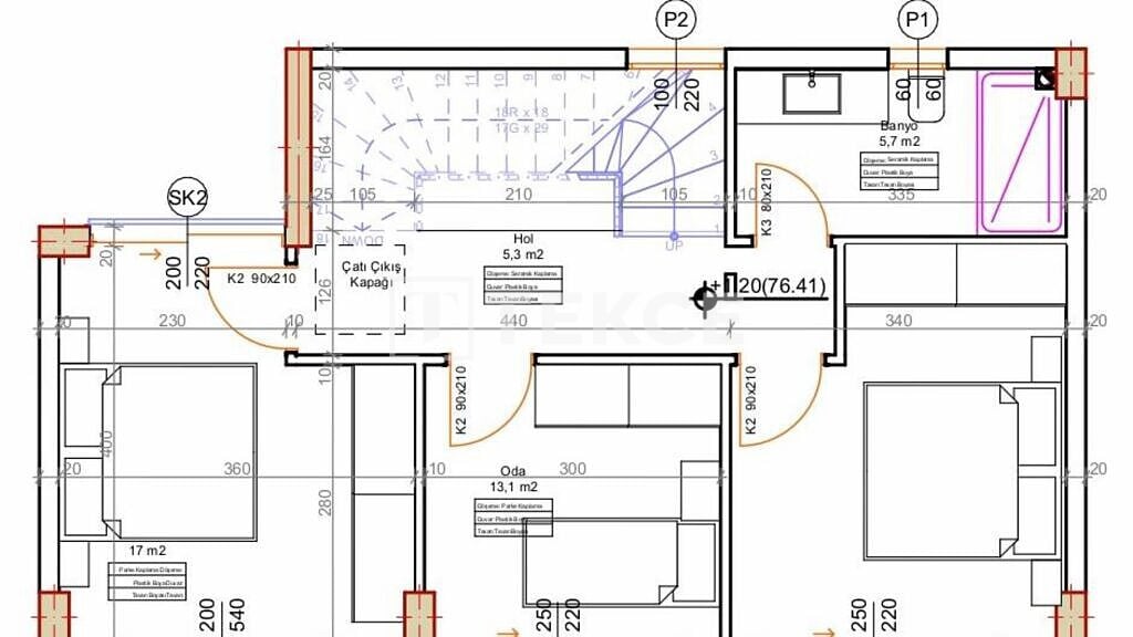 Вилла Урла, Турция, 150 м² - фото 8