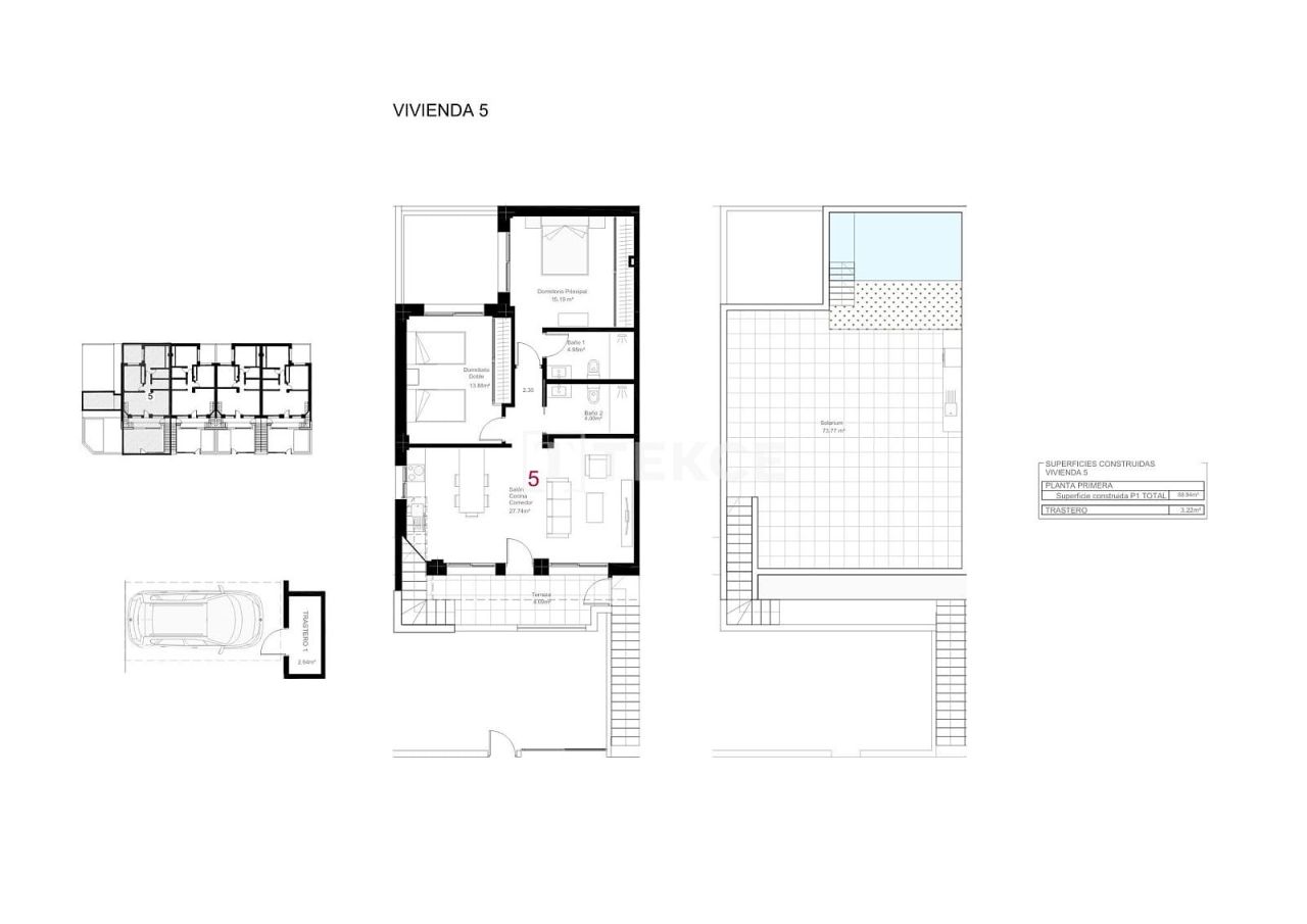 Апартаменты в Сан-Педро-дель-Пинатаре, Испания, 92 м² - фото 10