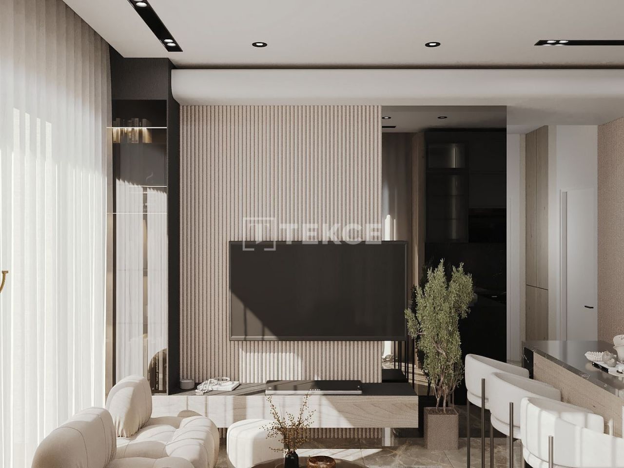 Апартаменты в Анталии, Турция, 59 м² - фото 11