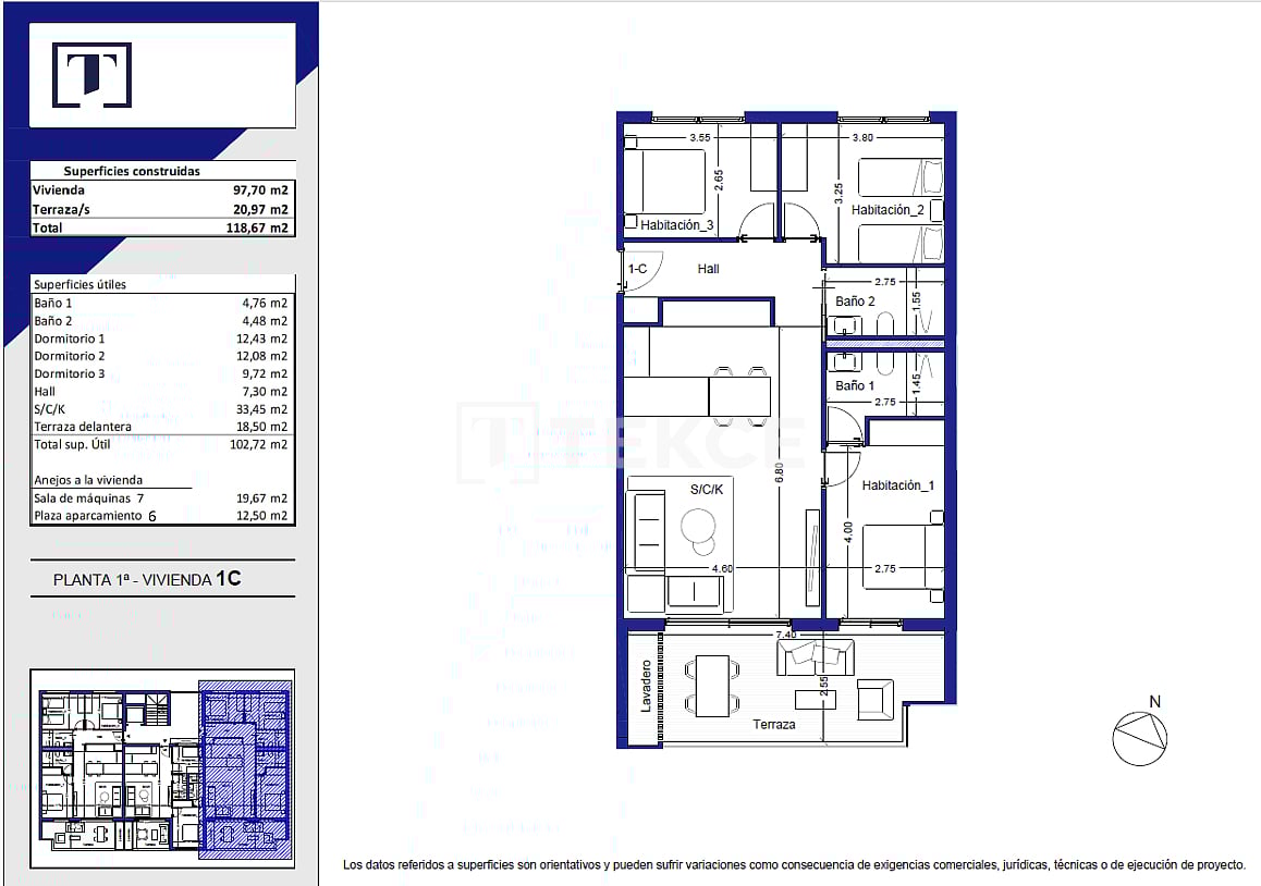 Пентхаус в Вильяхойосе, Испания, 146 м² - фото 13