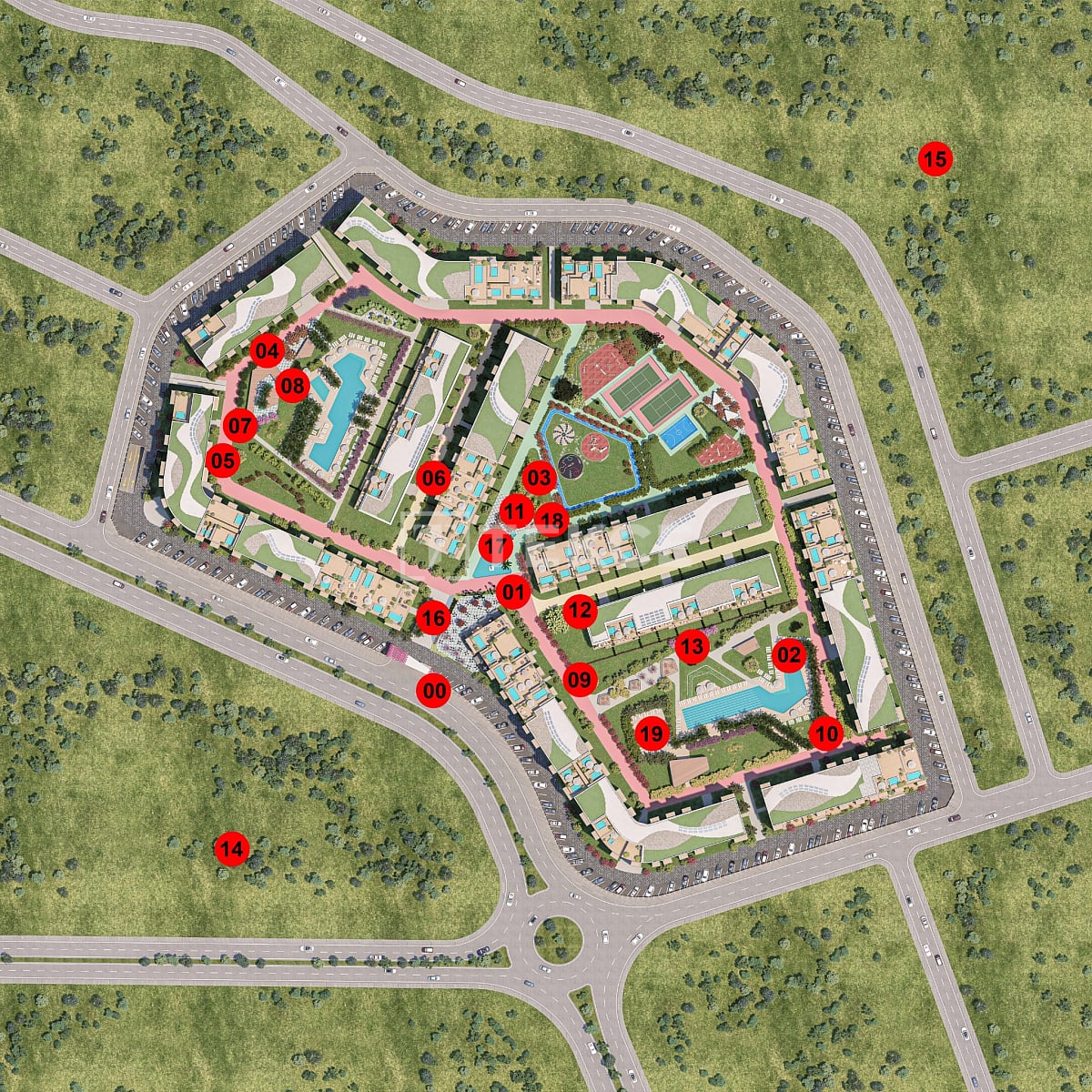 Апартаменты в Анталии, Турция, 255 м² - фото 13