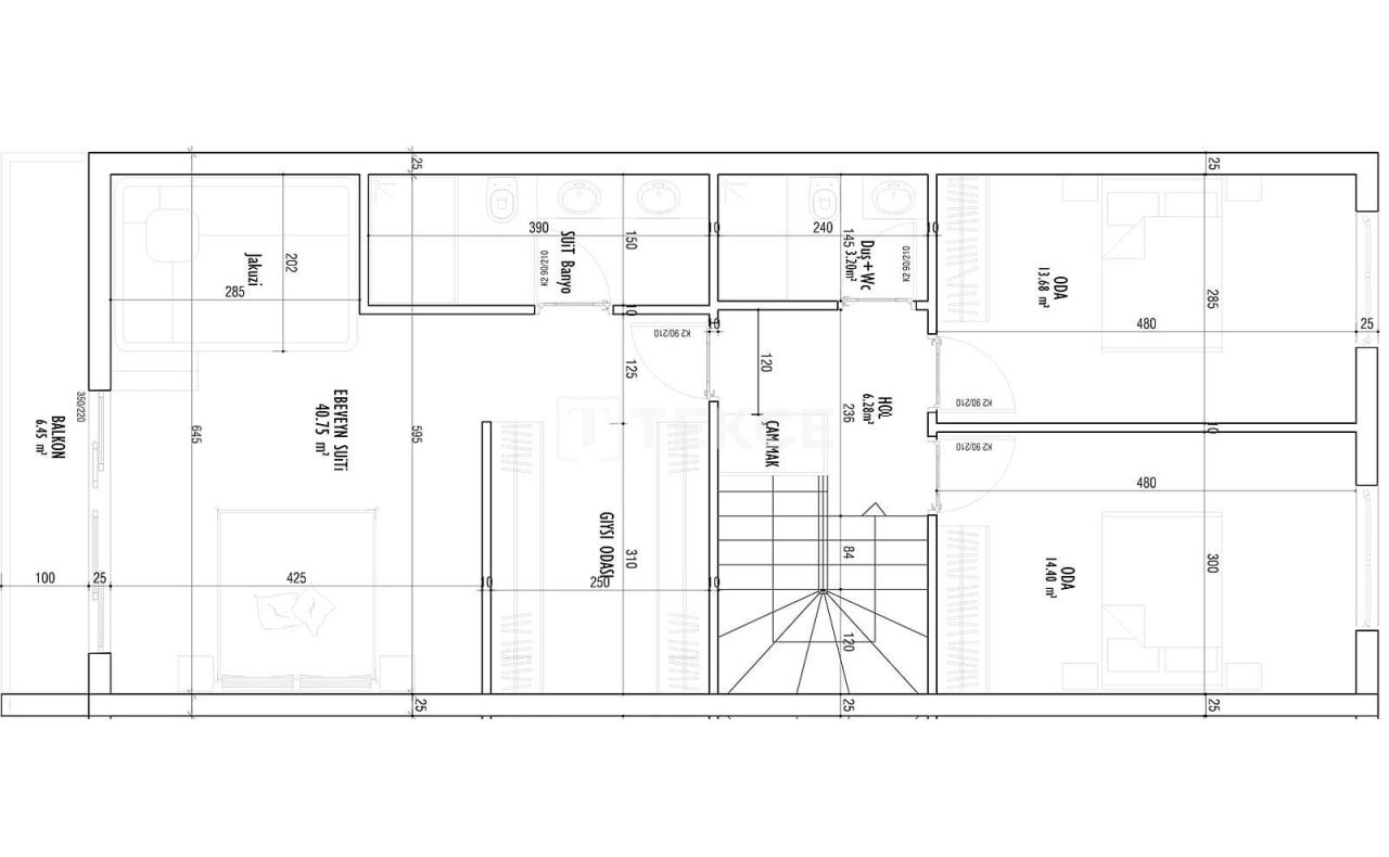Вилла в Анталии, Турция, 240 м² - фото 14