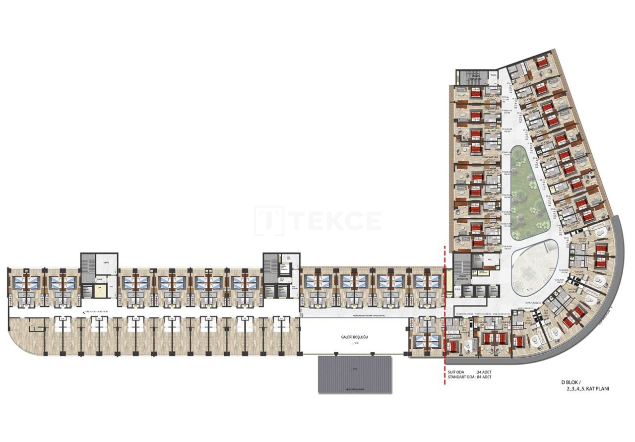 Апартаменты в Анталии, Турция, 60 м² - фото 15