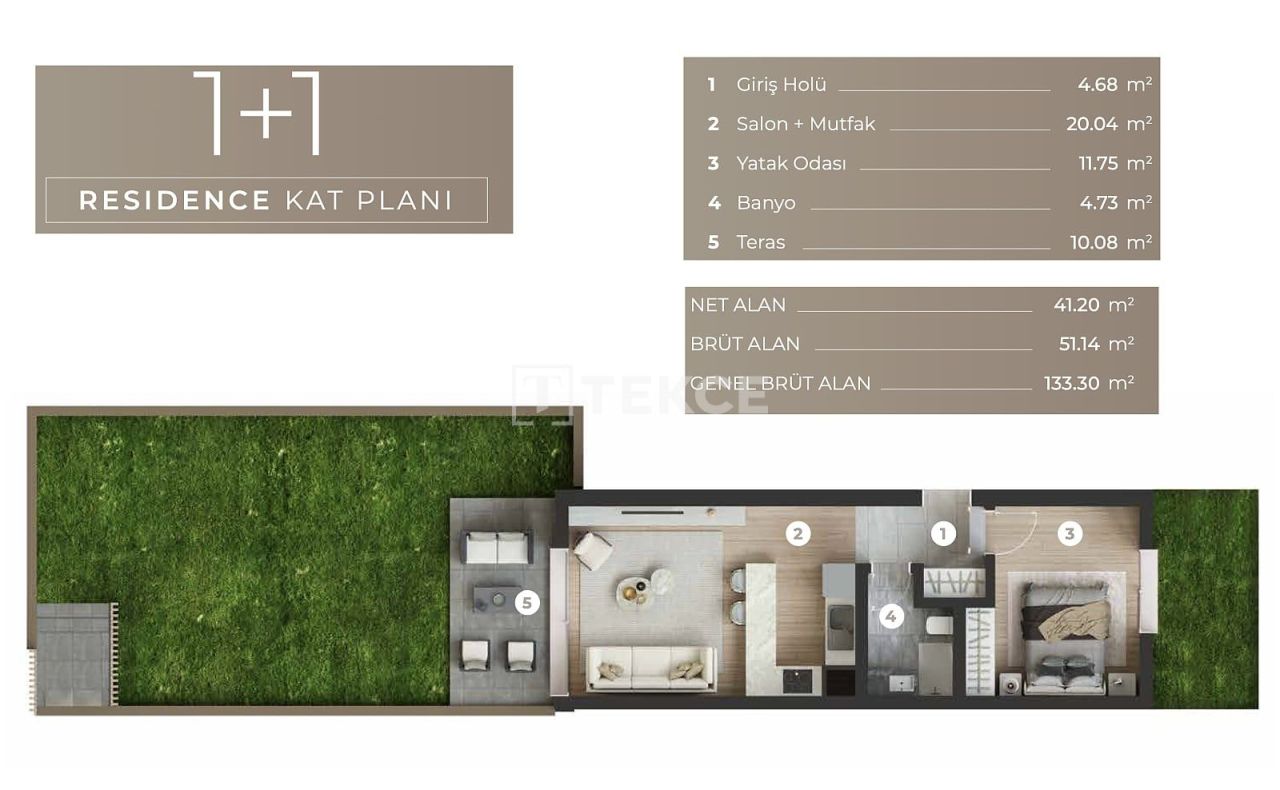 Апартаменты в Чешме, Турция, 150 м² - фото 16