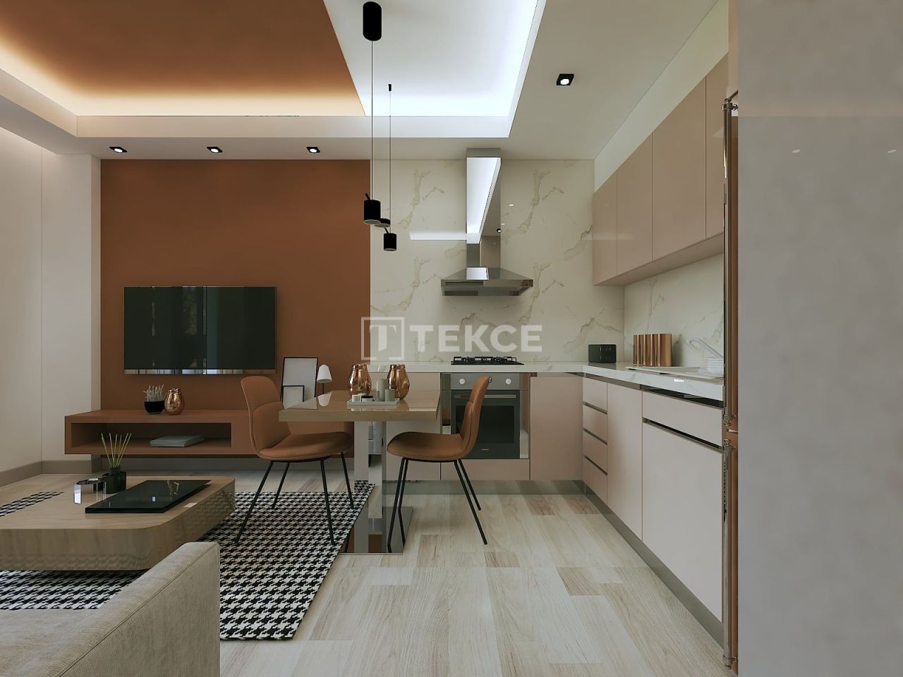 Апартаменты в Анталии, Турция, 56 м² - фото 19