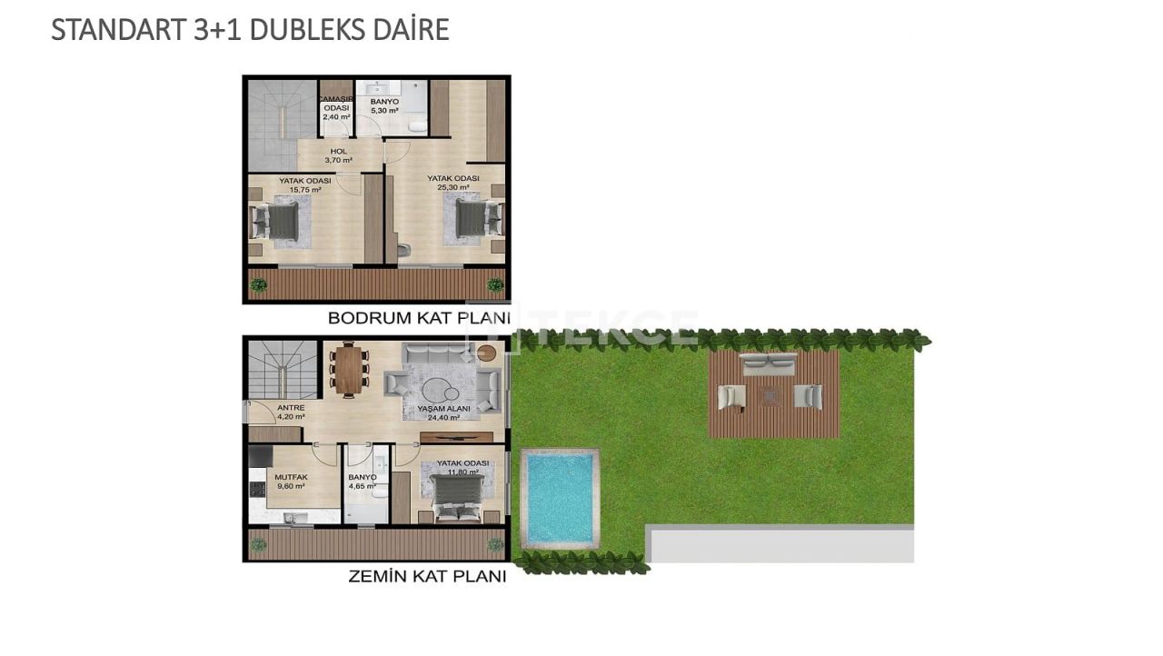 Апартаменты в Чешме, Турция, 100 м² - фото 19