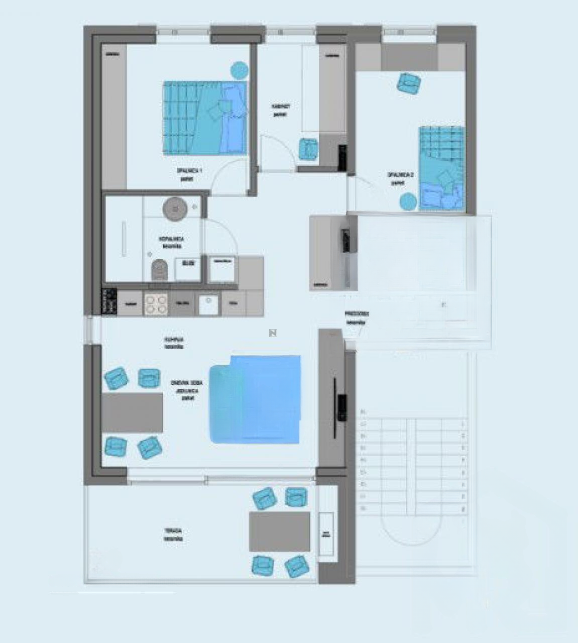 Квартира в Изоле, Словения, 91 м² - фото 7