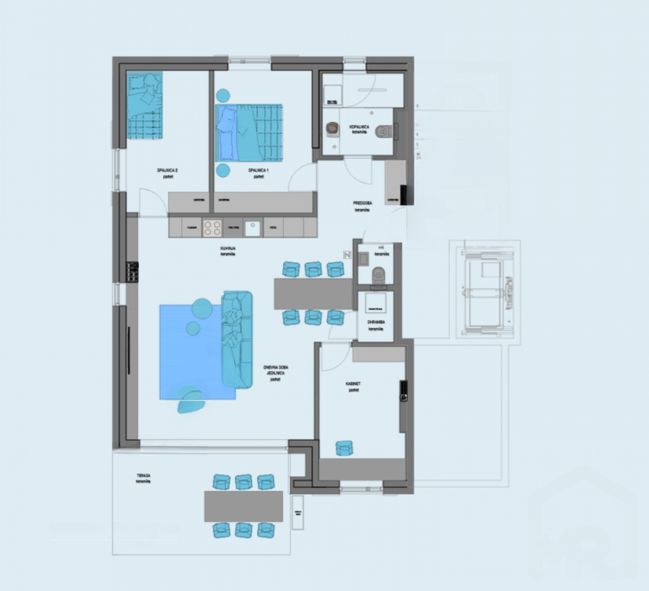 Квартира в Изоле, Словения, 90 м² - фото 8