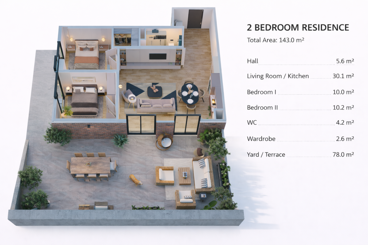 Апартаменты в Тбилиси, Грузия, 143 м² - фото 4